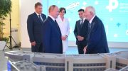 путин и воробье в детском клиническом центра им. рошаля в красногорске