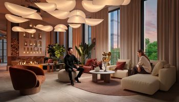 Клубная гостиная в Clubhouse квартала Life-Time. Фото © пресс-служба Sminex