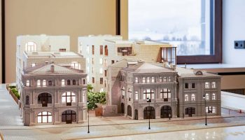 Архитектурный макет клубных особняков Ильинка 3.8