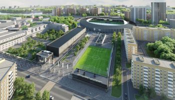 Центральный вход на стадион «Торпедо»