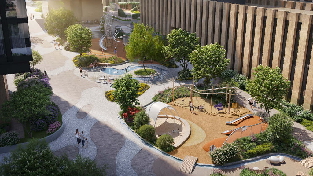 Игровая площадка в квартале Life Time 2