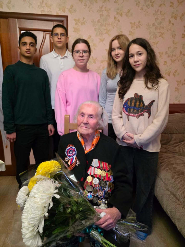 в гостях у ветерана - музей победы