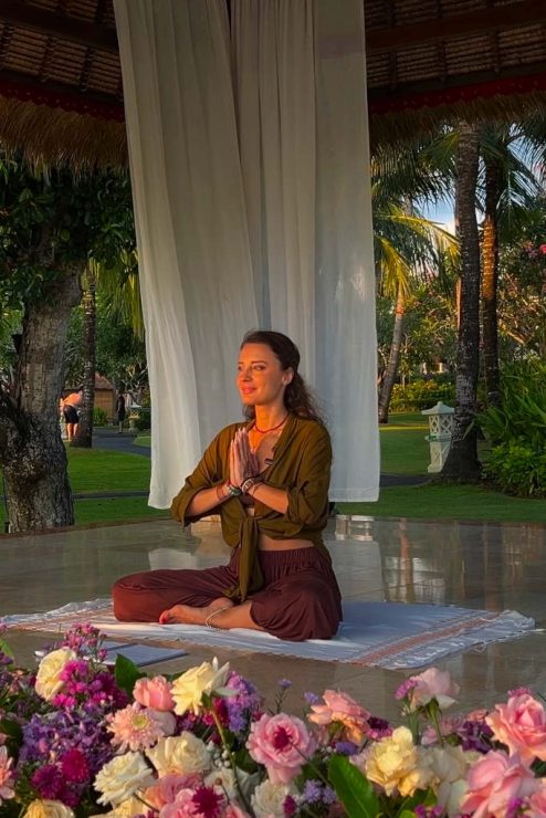 ирина котова - йога в парке