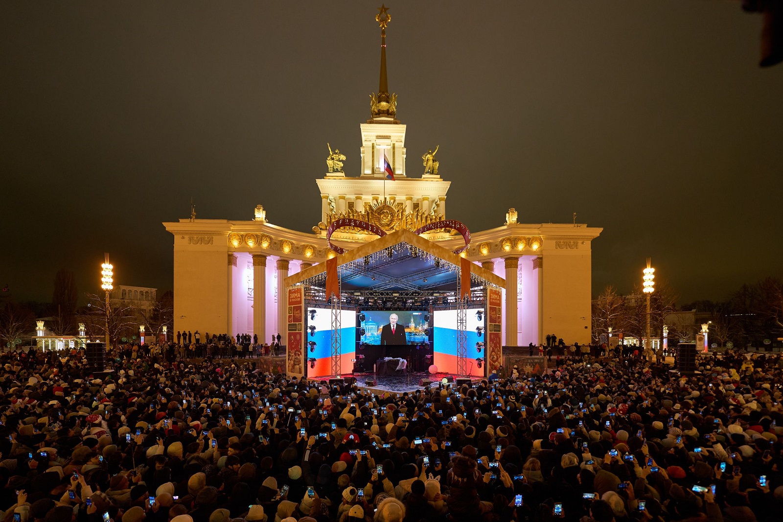 новый год на вднх